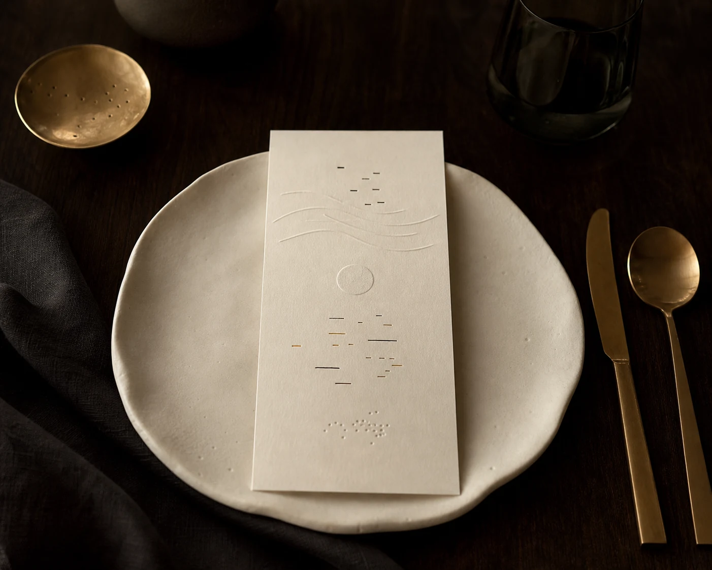 Luma Restaurant için hazırlanan premium menü ve sofra kimliği